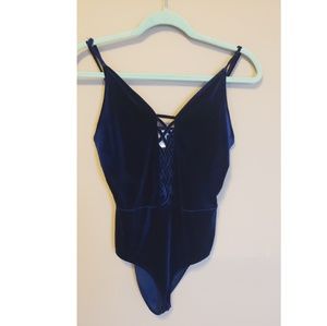 Sexy Velvet Bodysuit